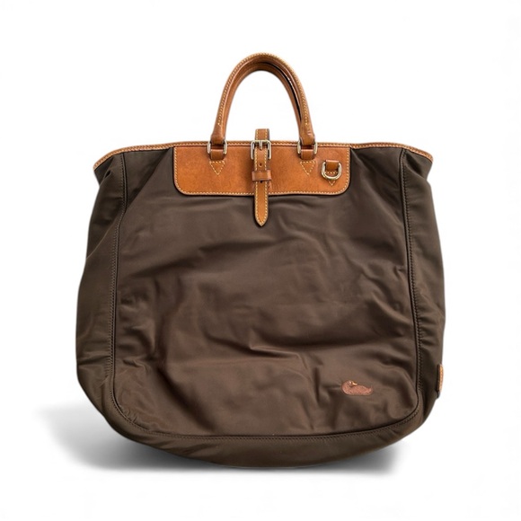 Dooney & Bourke Handbags - Dooney & Bourke Chocolate Brown Nylon Editor’s Tote